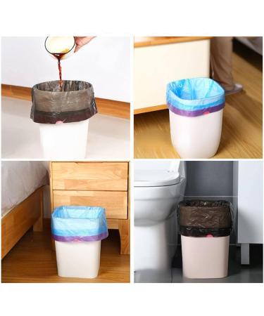 Drawstring Thickened Portable Kitchen Household Automatic Closing Garbage Bag Flat mouth style - Buy Online on GoSupps.com