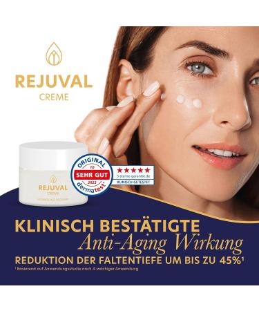 Rejuval Anti-Aging Cream - Organic Botox Cream with Argireline Matrixyl & Hyaluronic Acid - Instant Moisturizer & Anti-Fold Solution for Women - Perfect Gift - Buy Online on GoSupps.com