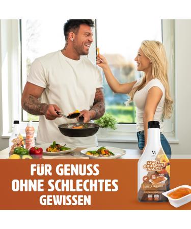 MORE NUTRITION Light Gourmet Sauce 285ml - Sweet and Sour Low-Calorie Sauce No Added Sugar No Unnecessary Fat - Perfect for Healthy Cooking - Buy Online on GoSupps.com