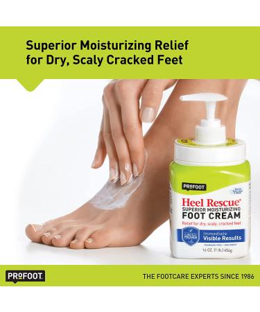 Profoot Heel Rescue Foot Cream 16oz Bottle - 2 Pack for Cracked & Calloused Skin - Buy Online on GoSupps.com