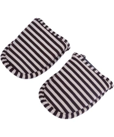 Keenso Reisen Foldable Slippers - Portable Reusable Soft Cotton Slipproof Indoor Travel Slippers for Women - Brown Stripes - Buy Online on GoSupps.com