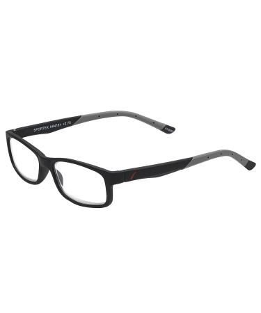 SAV Eyewear Men's Sportex Ar4161 Gray Reading Glasses 29 mm Gray 2.5 x