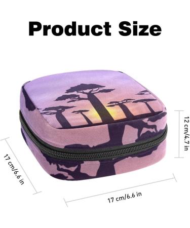 Women's Portable Period Kit Bag - Lift Storage Pockets Twilight Baobab Silhouette - Ideal for Girls | Shop Now! - Buy Online on GoSupps.com