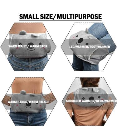 TimesetL Pink Heat Bottle with Soft Plush Cover - Hot Water Bag for Pain Relief | Rubber Hot Water Bottle for Belly Back & Legs - Buy Online on GoSupps.com