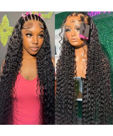 30 Inch 13x6 Deep Wave Lace Front Wigs Human Hair Deep Wave HD Lace Frontal Wigs Human Hair for Black Women Glueless Curly Lace Front Wig Pre Plucked with Baby Hair 150% Density Natural Color 30 Inch 13x6 lace front wigs... - Buy Online on GoSupps.com