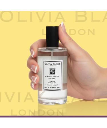 Olivia Blake Lime Blossom & Basil Trio Gift Set 100 ml/3.38 fl oz Body Mist 250 ml/8.45 fl oz Shower Gel 250 ml/8.45 fl oz Body Lotion Luxurious Everyday Essentials for Women - Buy Online on GoSupps.com
