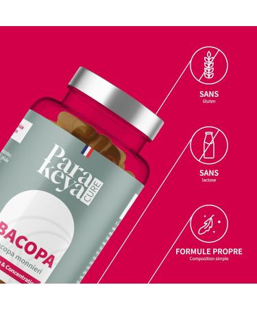 Bacopa 300 mg| M moire et Concentration|Compl ment alimentaire|60 g lules 60 unit (Lot de 1) - Buy Online on GoSupps.com