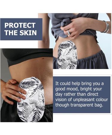EXCEART Waterproof Bath Cover Stoma Bag Shower Protector | Adjustable Ostomy Belt for Wound Protection | Black 26x16x0.8cm - Buy Online on GoSupps.com