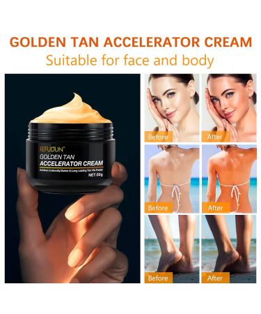 Intensive Tanning Gel Cream 50g | Sun Tanning Accelerator for Natural Soft Brown Tan | Perfect for Outdoor Use - Buy Online on GoSupps.com
