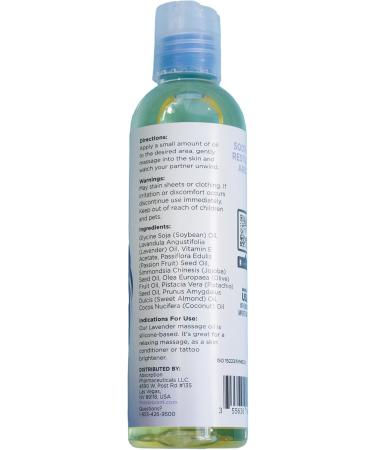 Promescent Lavender Massage Oil - Premium Stress Relief & Sore Muscle Essential Oil for Men & Women | Ideal for Date Night & Massage Therapy (4 oz - Buy Online on GoSupps.com