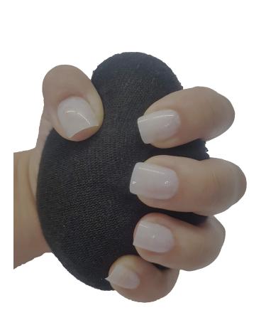 600pcs SQUARE False Nails SHORT Natural Full Cover Press On False Nail Tips - Professional Salon & Home Use.