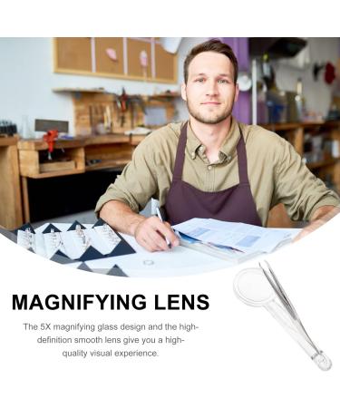 Safigle 2-in-1 Magnifying Tweezers - Multifunctional Precision Tools for Eyebrows Crafts & More | International Shipping - Buy Online on GoSupps.com