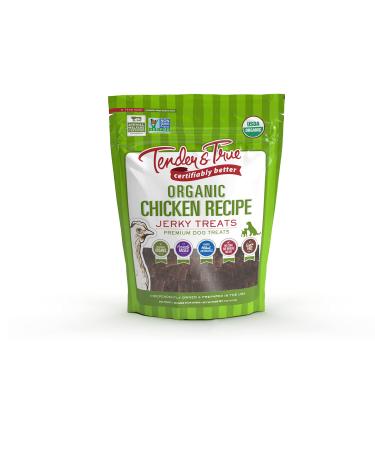 Tender & True Organic Chicken Jerky Treat, 4 oz bag