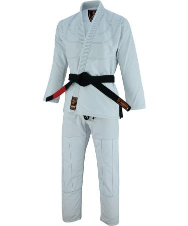 Jaguar Essential Series BJJ Kimono Uniform Gi - No Logo - Kids Adult Unisex - Free White Belt - A-6 White - Buy Online on GoSupps.com