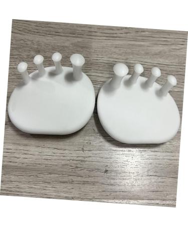 Silicone Toe Spacers - 1 Pair for Bunion Relief and Nail Polish - Pinky Dividers for Varus and Valgus - Men and Women's Foot Care Tool - Buy Online on GoSupps.com