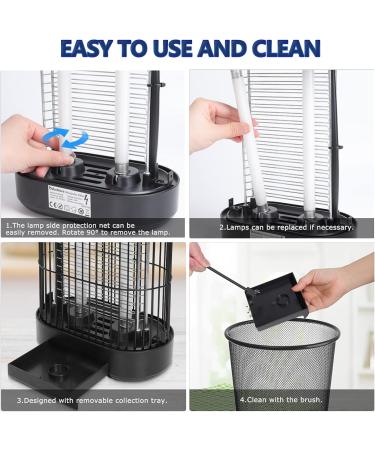 Viflykoo 14W Mosquito Trap - 1800V Insect Destroyer with Safety Features | Effective Mosquito Lamp for Bedroom Kitchen & Garden - Buy Online on GoSupps.com