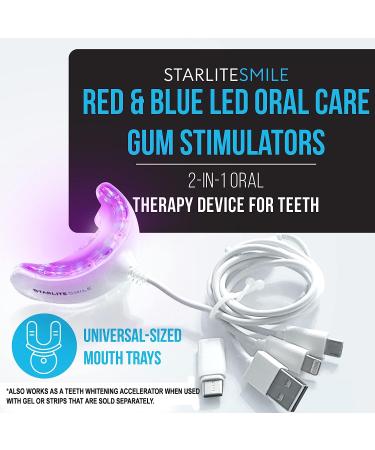 Starlite Smile Red Light Therapy Gum Periodontal Oral Care + Blue Teeth Whitening Accelerator Light - Buy Online on GoSupps.com