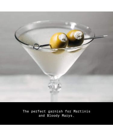 Premium Filthy Blue Cheese Stuffed Olives - Non-GMO & Gluten Free - 8.5oz Jar - Buy Online on GoSupps.com