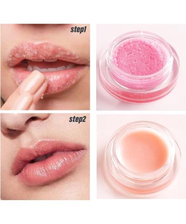 Strawberry Lip Mask & Scrub for Overnight Hydration and Lip Care - Moisturizing, Fades Lip Lines - Ideal for Dry, Chapped Lips - Buy Online on GoSupps.com