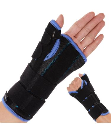 Wrist Brace Thumb Immobilizer Splint Support for De Quervain's Tenosynovitis Carpal Tunnel Syndrome Stabilizer for Arthritis Wrist ganglion cyst Sprains Pain Relief (Left Hands Medium) Medium Left Hands