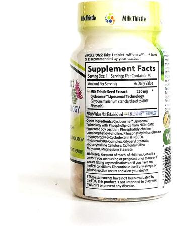 NATURE'S ESSENTIALS Liposomal Milk Thistle 250mg | Full-Spectrum Silymarin | Maximum Absorption Formula | 3 Month Supply | Non-GMO, Gluten-Free, Vegetarian | Lab Certified | Made in USA - Buy Online on GoSupps.com