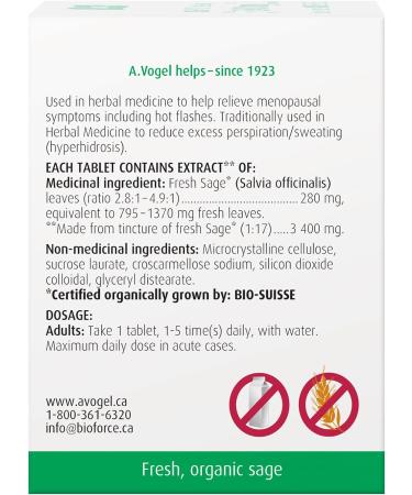 AVogel Organic Menopause Supplement - 90 CT | Natural Relief for Menopausal Symptoms - Buy Online on GoSupps.com