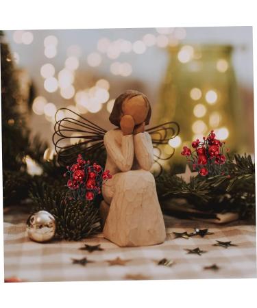 Zerodeko 18 Pcs Berry Bunch Cuttings Fake Holly Berries Holiday Floral Picks Artificial Stem Ornaments Christmas Decorations Garland Diy Wreath Decors Accessories Plastic Red Christmas Tree Redx3pcs 30x10cmx3pcs - Buy Online on GoSupps.com