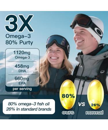 NATURE TARGET Fish Oil Mini 1400mg, High-Potency Omega 3 Supplement with Vitamins A & D3 & E, Supports Heart, Brain, Joints & lmmune System, Non-GMO, 120 Softgels, Wild-Caught 120 Count (Pack of 1) - Buy Online on GoSupps.com