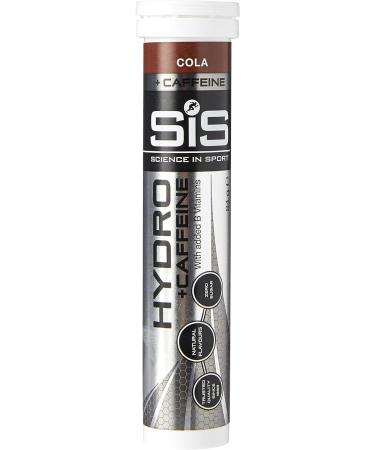 Science In Sport Hydro Hydration Tablets +Caffeine Gluten-Free Zero Sugar Cola Flavour Plus Electrolytes & 75 mg Caffeine 160 Effervescent Tablets per Bottle (20 x 8 Bottles) 160 Tablets - Buy Online on GoSupps.com
