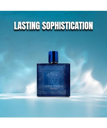 Verse Adonis Fresh Cologne for Men Natural Spray Perfume Classic Scent Eau De Toilette for Daily Use 3.4 Fluid Ounce Verse Adonis Fresh 3.4 Fl Oz (Pack of 1) - Buy Online on GoSupps.com