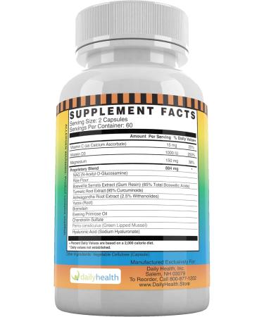 Daily Health, FlexProtex D Joint Muscle Support Supplement 3 Bottles Plus 1 Bottle Daily Marine Coral Calcium 90 Capsules 1 Count (Pack of 3) - Buy Online on GoSupps.com