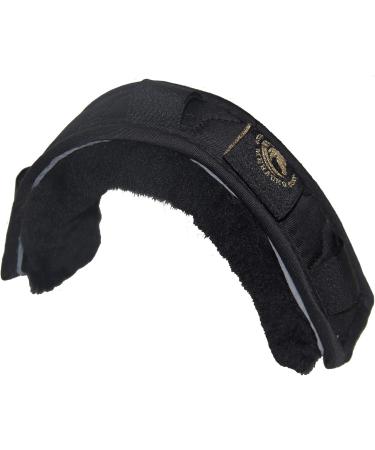 Merauno Neck Saver - Lambskin Horse Neck Protection | Real Fur Halter & Bridle Strap Cover | Black 32x5 cm - Buy Online on GoSupps.com