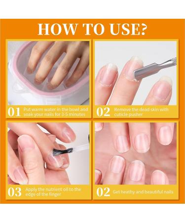 Nail Soaking Bowl Set for Gel Polish, Dip Powder & Cuticle Care - Manicure Tools Included - Buy Online on GoSupps.com
