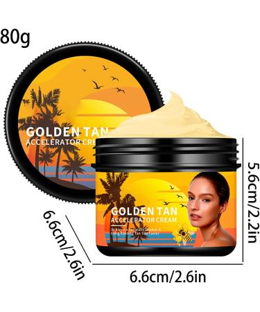  Generisch Tanning Cream | Fast Tanning Lotion Without Sun Long-Lasting Moisturizing Face Tanning Cream for Outdoor Use Sunbed - Buy Online on GoSupps.com
