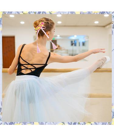 Pai Sence Ballet Bun Wrap Organza Flowers 6pcs/Pack for Girls and Women - Perfect Hair Accessories for Competitions, Weddings, and Parties! - Buy Online on GoSupps.com