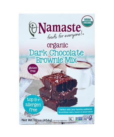 Namaste Foods Organic Dark Chocolate Brownie Mix Gluten Free 16 oz (454 g)