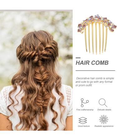 Beaupretty Hair Jewelry Wedding Accessories for Brides Decorative Hair Combs for Women Accessories Prom Hair Accessories Wedding Hair Accessories Rhinestones Purple Rhinestone Hair Alloy Miss - Buy Online on GoSupps.com