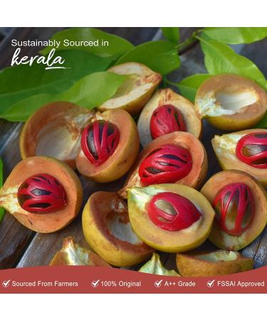 MIRAN Whole Nutmeg  Natural Indian Spices Premium Grade Quality Jaifal  Organic Food enriched with aroma & Flavors for cooking Nutmeg Box - Buy Online on GoSupps.com