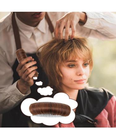 Hair Volume Clip Hair Pads Invisible False Hair Clip Volume Hair Base Styling Insert Tool Hair Bump Up Clip Bun Hair Pad Accessories for Girls Light Brown - Buy Online on GoSupps.com