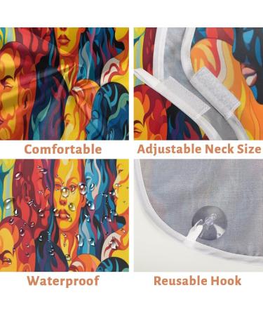 Character Abstraction Beard Bib Apron - Ultimate Beard Hair Catcher for Men | Perfect Gift for Dad on Father's Day Anniversary & Christmas - Buy Online on GoSupps.com