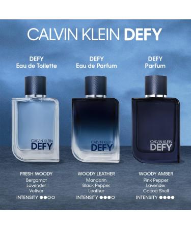 Calvin Klein Defy Parfum Woody Men's Cologne With Notes of Mandarin Oil Pink Pepper Ginger & Sandalwood Luxury Perfumes for Men Long Lasting Fragrance 3.3 Fl Oz (Pack of 1) - Buy Online on GoSupps.com