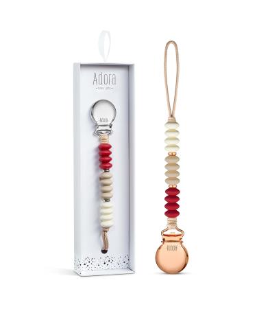 Adora Baby Gifts Pacifier Clips  Baby Pacifier Holder Silicone Binky Clip for Boys - Girls - Buy Online on GoSupps.com