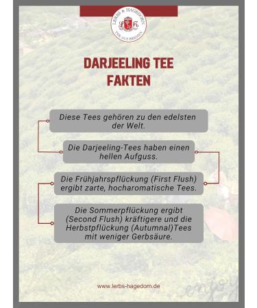  Lerbs & Hagedorn Darjeeling SFTGFOP1 Poobong Bio 2 kg - Buy Online on GoSupps.com