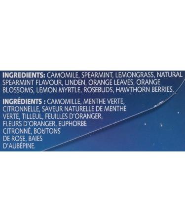 Twinings Goodnight Herbal Blend Tea Bags | Camomile Spearmint & Lemongrass | Naturally Caffeine-Free Relaxing Tea | 20 Count (Pack of 6) | Enjoy Hot or Iced Goodnight Blend 20 Count (Pack of 6) - Buy Online on GoSupps.com