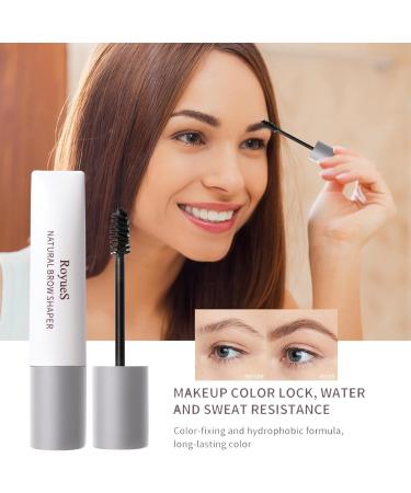 Eyebrow Gel | Quick-Drying Long-Lasting Tinted Brow Gel - Waterproof Eyebrow Gel Sweatproof for Creates Full Voluminous-Looking Brows Riastvy Base Styling Cream - Buy Online on GoSupps.com