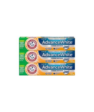 Arm And Hammer Advance White Tube 3 Count