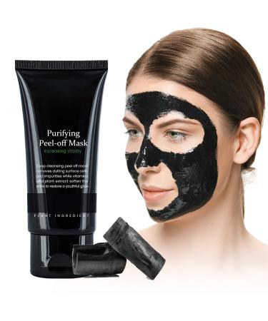Blackhead Remover Mask - Charcoal Peel Off Facial Black Mask Nose Blackhead Remover Deep Cleansing for Face Nose Blackhead Pores Acne for All Skin Types