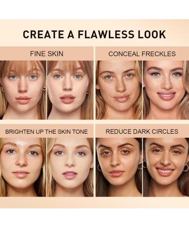 Buy Multi-Use Concealer Stick - 2-in-1 Concealer & Foundation Medium-Full Coverage Waterproof Lightweight Includes 2 Makeup Sponges - 01# Beige 1 Ounce International Shipping Available - Buy Online on GoSupps.com
