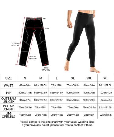 Inbike Running Trousers Compression Pants - Winter Lined Quick-Drying Leggings for Men & Women | LM8621-L Black - Buy Online on GoSupps.com