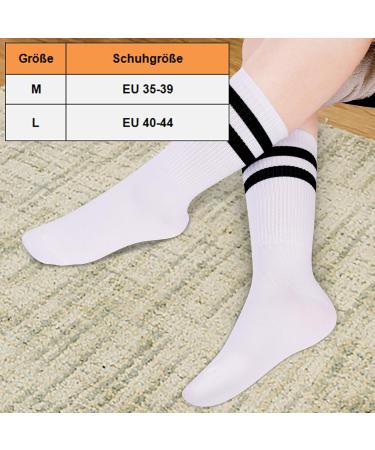 Buy Utensilsto 6 Pairs Unisex Tennis Socks - Cotton Sports Socks for Men & Women | Black White & Multicolor - Buy Online on GoSupps.com